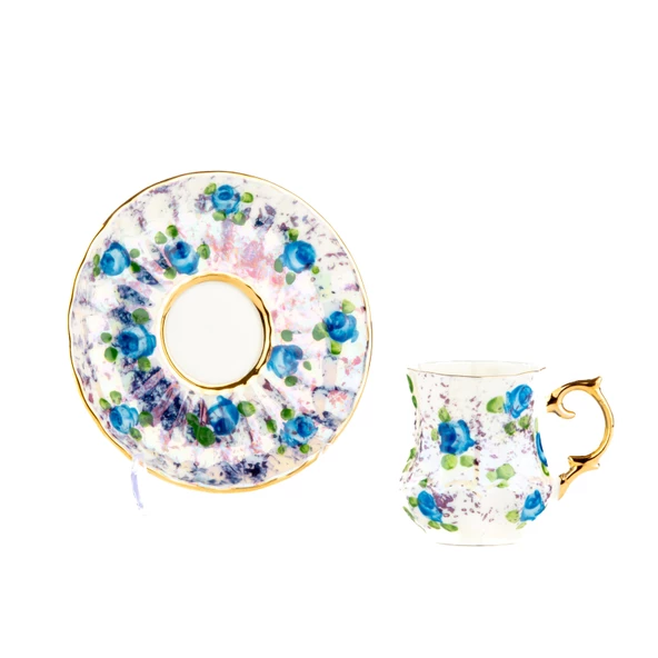 El Dekor ve El Boyaması Kahve Fincanı - 4