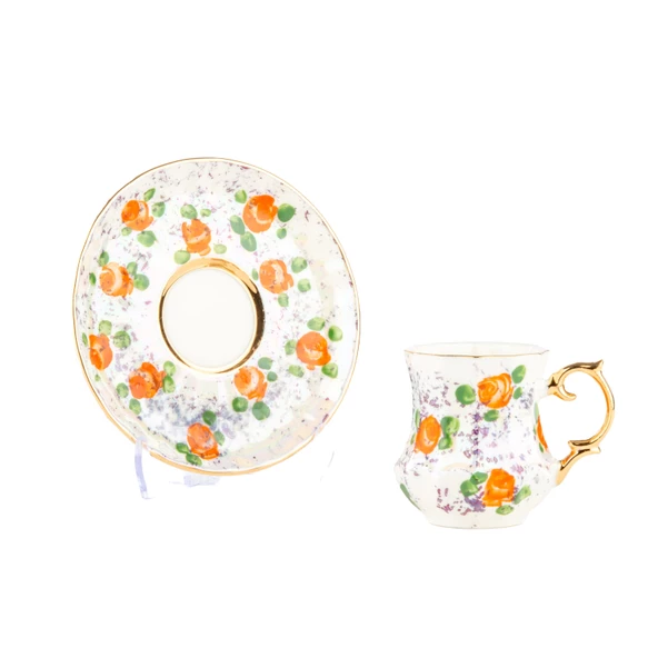 El Dekor ve El Boyaması Kahve Fincanı - 12