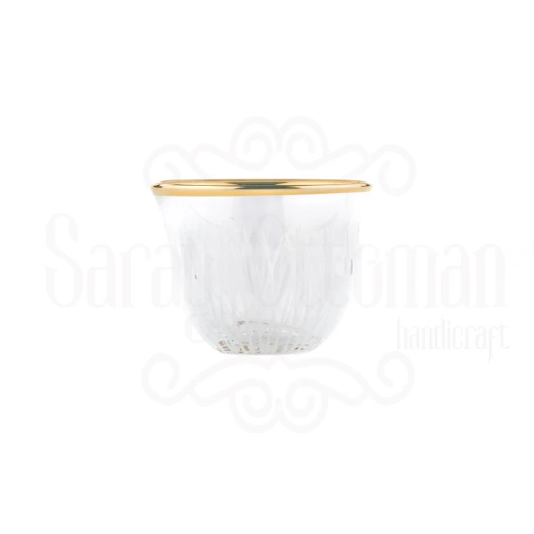 Fincan Mırra Fincanı Mırra Fincan Seti Mırra Fincan Takımı Mat Mırra Seti Altın Renk - 2