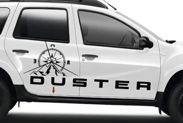 Dacia Duster Pusula Oto Sticker Yapıştırma Etiket