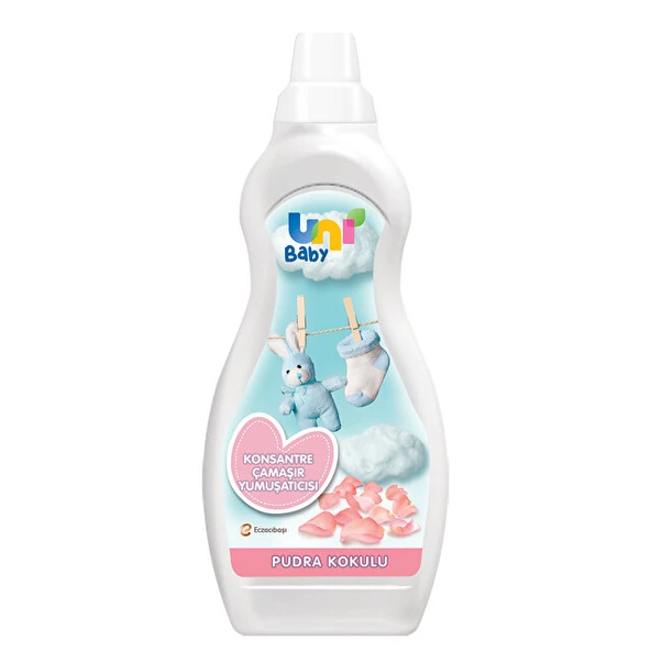 Uni Baby Konsantre Çamaşır Yumuşatıcı Pudra Kokulu 1200 Ml 50 yıkama