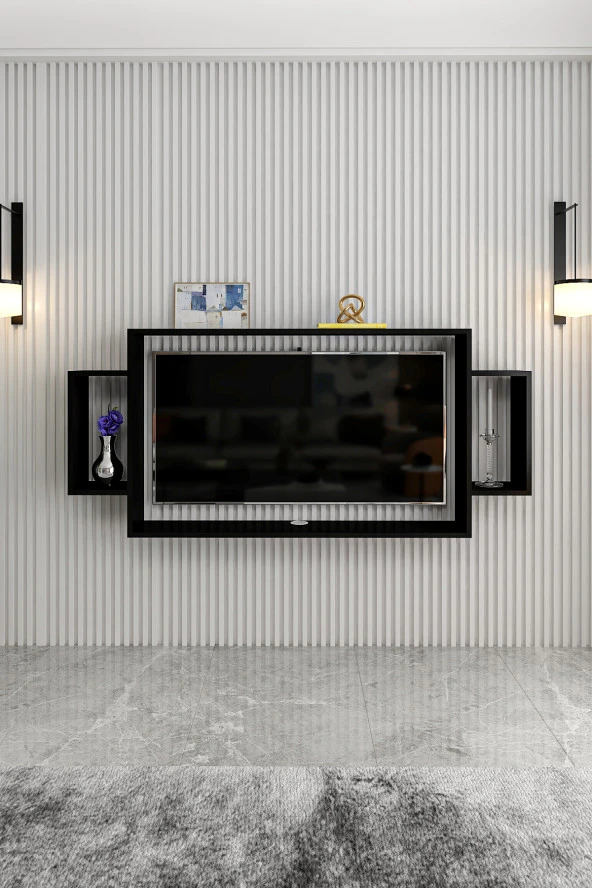 Givayo Mobilya Sare Tv Ünitesi Duvara Monte 120 cm - 2