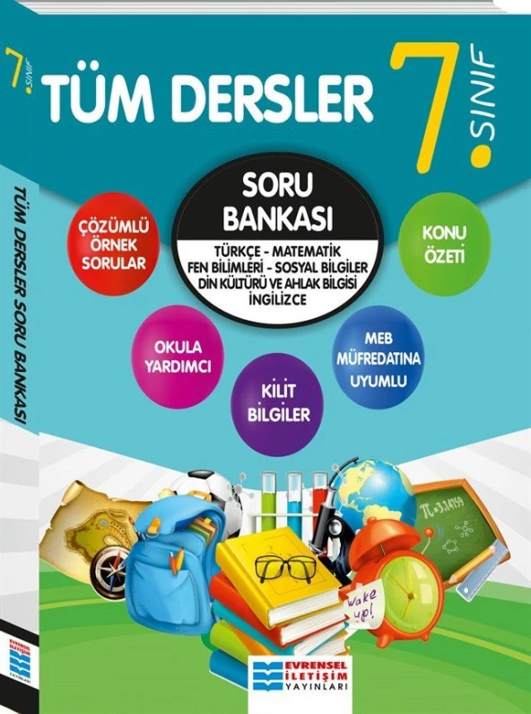 7. Sınıf Tüm Dersler Soru Bankası Evrensel İletişim Yayınları