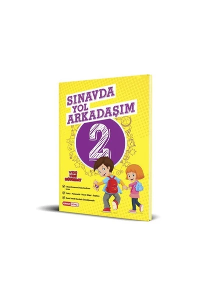 Kırmızı Beyaz 2. Sınıf Sınavda Yol Arkadaşım Tüm Dersler Deneme Sınavı