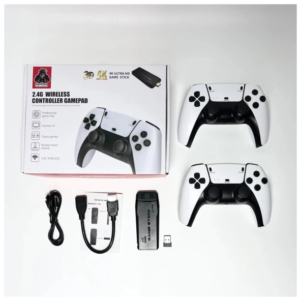 Winex Arcade 4KHD Emuelec Retro Game Stick 90 lı Yıllar Atari Makinası Oyunları 20600 Oyunlu Konsol M8PRO - 3