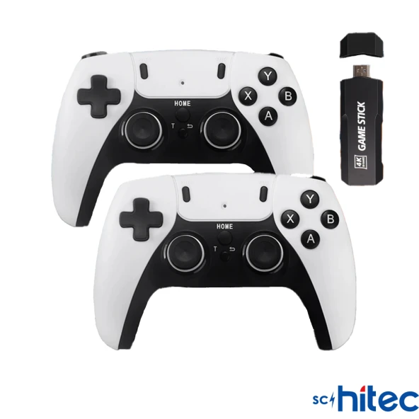 ScHitec Arcade 4KHD Emuelec Retro Game Stick 90 lı Yıllar Atari Makinası Oyunları 20600 Oyunlu Konsol M8PRO - 3