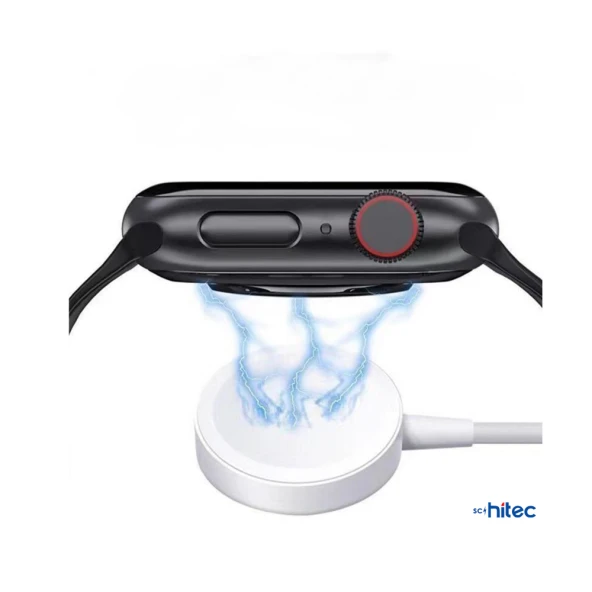ScHitec S8+ Akıllı Saat Kablosuz Şarj Aleti H11-HW-HK-DTNO1-S8 Ultra-HELLO Modeller İle Uyumlu Beyaz - 4
