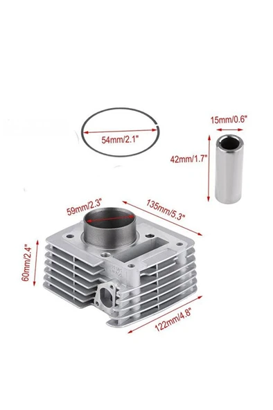 Ybr 125 Ybr Esd Silindir Seti Tüm Yıllara Uyumlu A Kalite_Supermoto - Resim 2