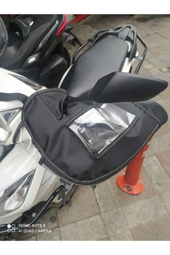 Motoran Allegro Uyumlu Telefon Tutuculu Elcik Koruma Aras Moto
