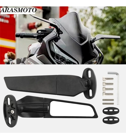 Motosiklet Kanat Dikiz Ayna Cf Moto Sr 250 Pulsar Rs 200 Uyumlu _Supermoto - Resim 2