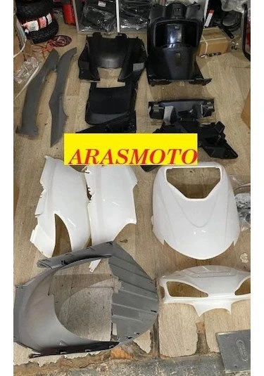 Rks Spontini 110 Grenaj Seti Kompe Kaporta Beyaz _Supermoto ürün görseli 1