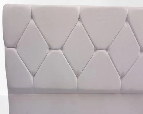 Başlık 90312 DK Çift Kişilik 150'lik Baklava Model Baby Face Krem Kumaş El Yapım - Resim 5