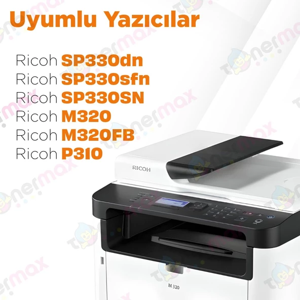 Ricoh SP-330H Muadil Toner / M320 / M320FB / P310 / SP330 / SP330DN / SP330SN - 3