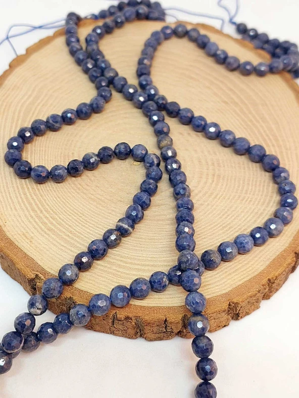 Safir Taşı Faset Kesim Dizi 6-6.5mm Aralığı (45504) - Resim 3