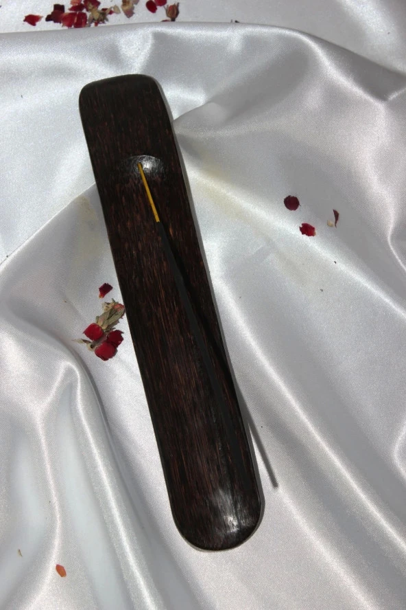 Ahşap Çubuk Tütsülük Kayın koyu - Resim 3