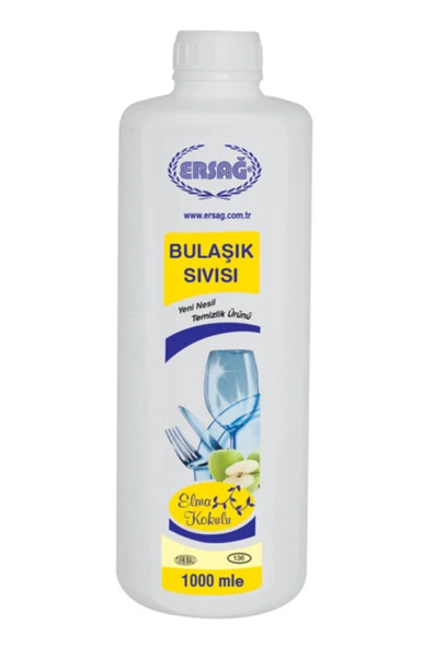 Ersağ Bulaşık Sıvısı Elma Kokulu 1000 ml