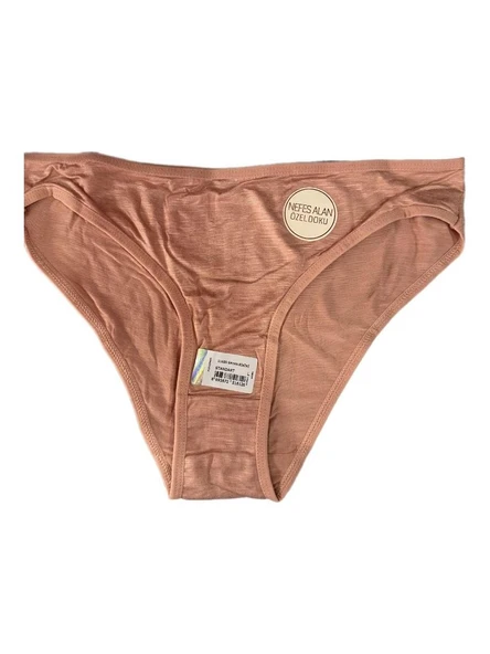 6 Lı Berrak Kadın Elastan Külot Elastan Nefes Alan Özel Doku 11630 - 4