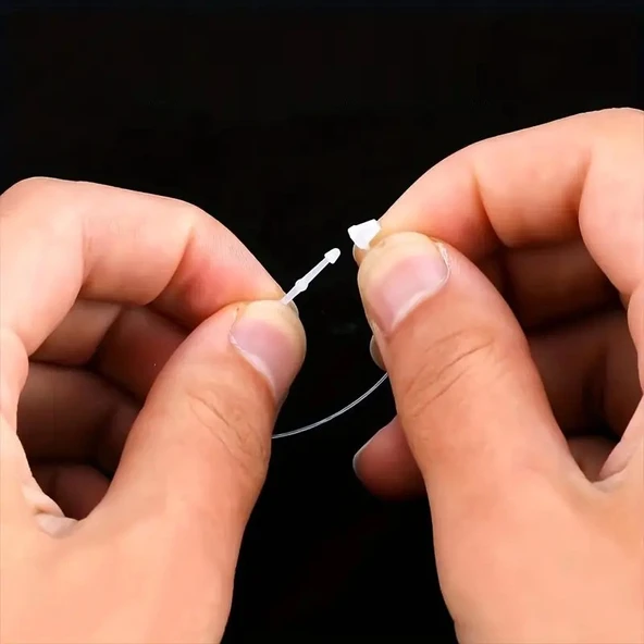 El Geçmeli Şeffaf Kılçık 8"inç / 20,32cm (1pk-500 Adet) - 2