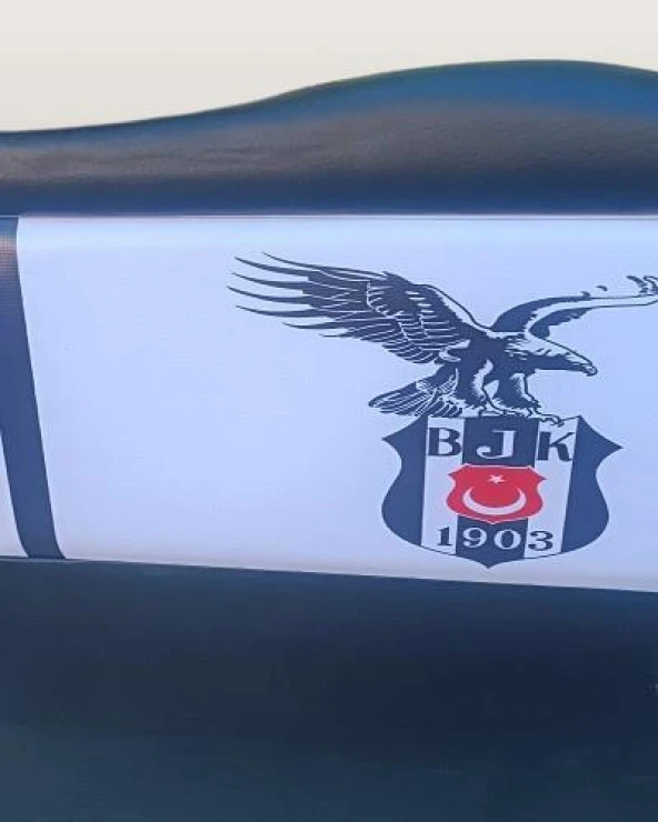 Başlık 90314 DK Tek Kişilik 90'lık Taraftar BEŞİKTAŞ Suni Deri Siyah Kumaş El Yapım - Resim 7