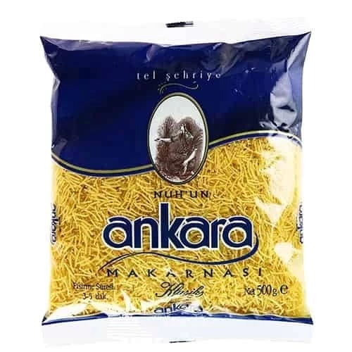 Ankara Makarna 500gr Tel Şehriye 20Li Koli