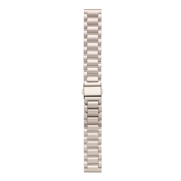 Gpack Garmin Active 3S 18mm Kordon Metal Sıralı Kordon KRD 04 - 1