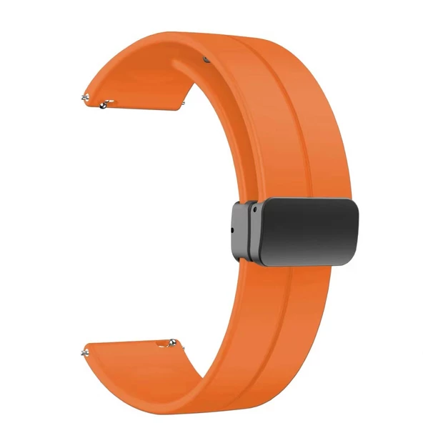 Gpack Amazfit Cheetah Round Kordon Silikon Mıknatıslı Ayarlanabilir HS19 - 12