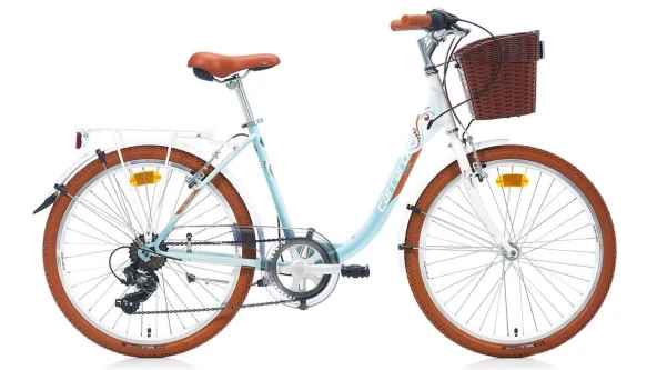 26 CARRARO JULIANA 26 430H 7-V VB BEYAZ-TURKUAZ-KAHVERENGI R1 ürün görseli