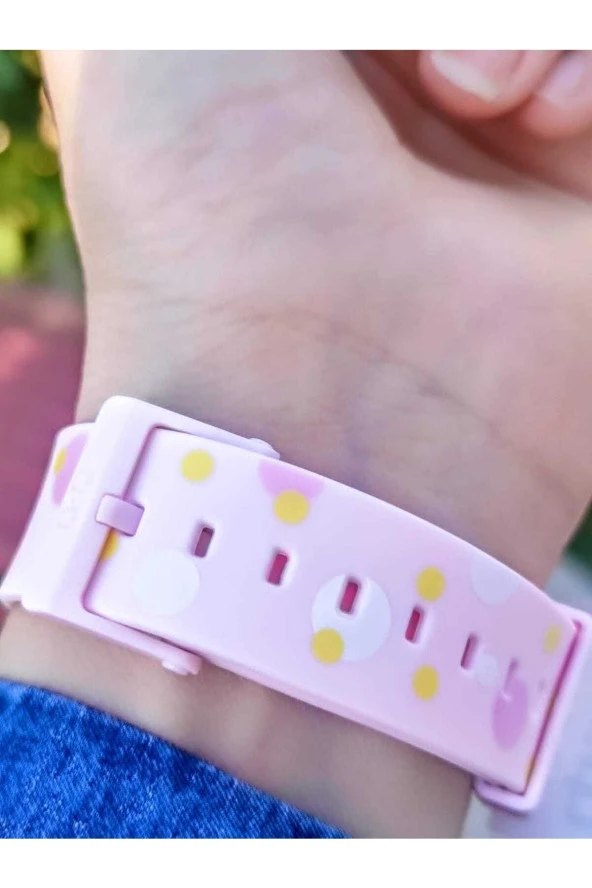 Q&Q Silikon Kordonlu 10 Atm Su Geçirmez Unisex Çocuk Kol Saati NSV06A-014VY - 3