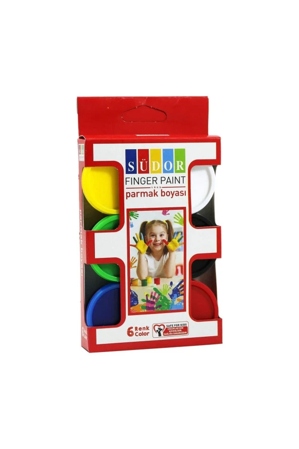 Südor Parmak Boyama Seti, Anaokulu, Kreş Seti Yıkanabilir, Okul Seti - Resim 4