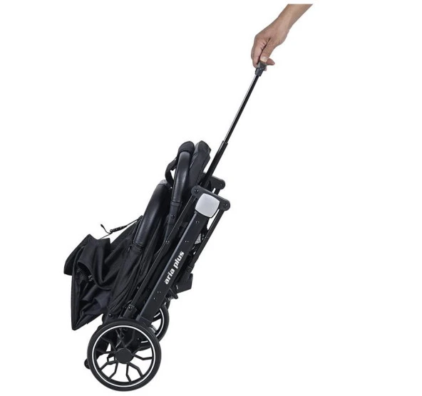 Prego 2037 Aria Plus Travel Sistem Bebek Arabası Siyah - 6