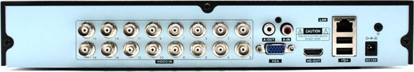 Wellbox Dvr 16 Kanal Kayıt Cihazı  1080N H265 P6SLİTE 5 In 1 Kayıt Cihazı WB-216N2H1S - 2
