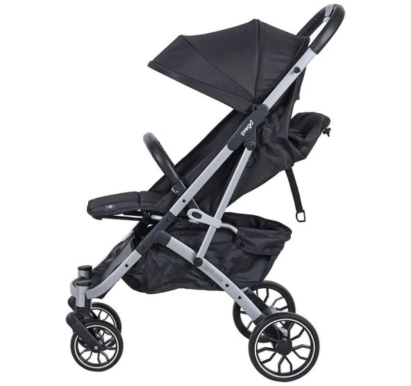 Prego 2030 Covi Plus Travel Sitem Bebek Arabası Siyah - 3
