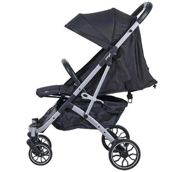 Prego 2030 Covi Plus Travel Sitem Bebek Arabası Siyah - 4