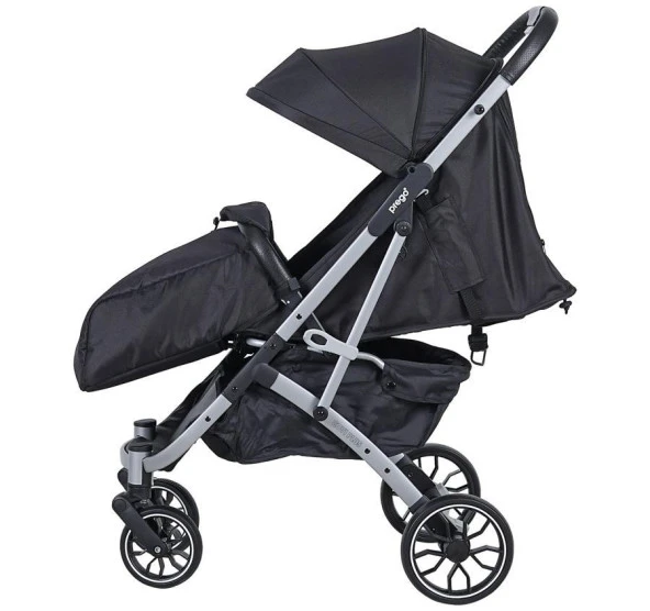 Prego 2030 Covi Plus Travel Sitem Bebek Arabası Siyah - 5