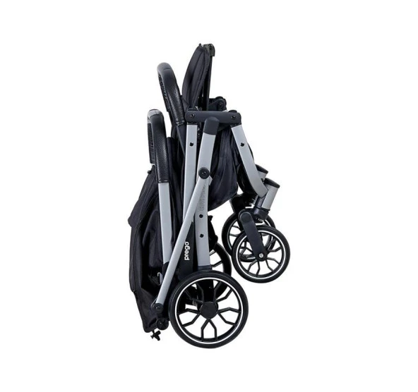Prego 2030 Covi Plus Travel Sitem Bebek Arabası Siyah - 7