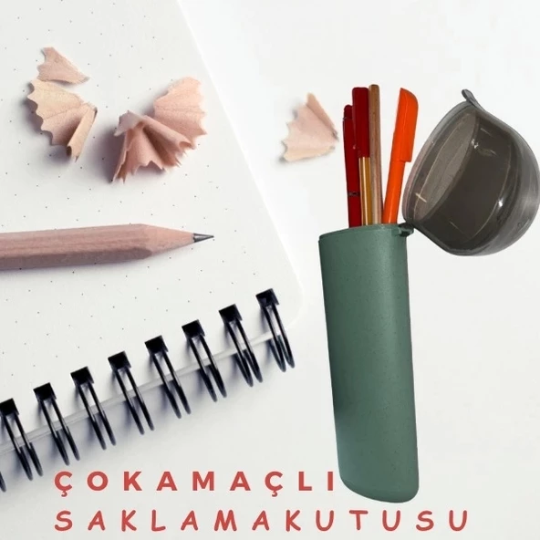Çok Amaçlı Saklama Kutusu Kalemlik Diş Fırçası Kabı - 2