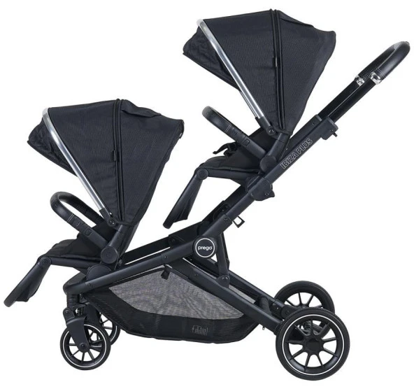 Prego 2223 İbiza Plus Travel Sistem Bebek Arabası Siyah - 2