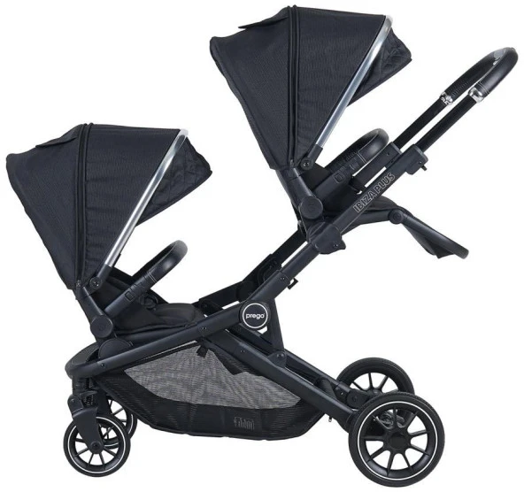 Prego 2223 İbiza Plus Travel Sistem Bebek Arabası Siyah - 5