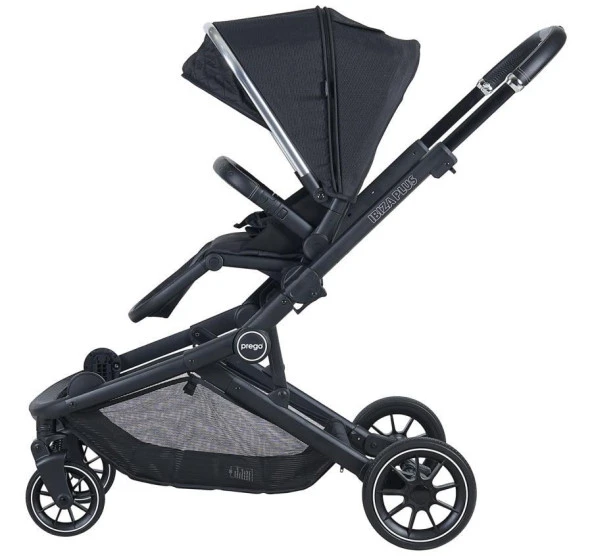 Prego 2223 İbiza Plus Travel Sistem Bebek Arabası Siyah - 8