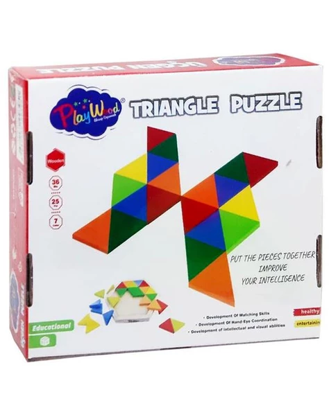 Playwood Ahşap Üçgen Puzzle Ony395 - 2