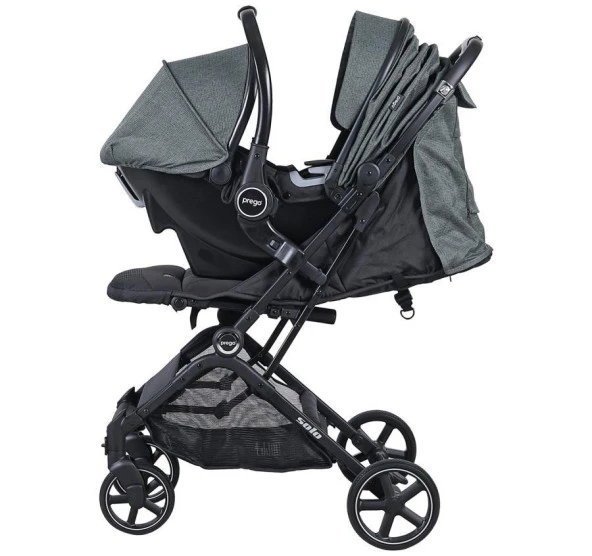 Prego 2032 Solo Travel Sistem Bebek Arabası Yeşil - Resim 3