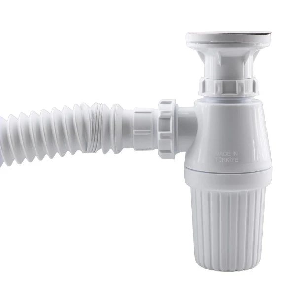 Sifon Körüklü Sökülebilir Taslı Temizlenebilir Mutfak Banyo Mutfak Lavabo Taşı Gider Borusu Plastik 38 cm - 4
