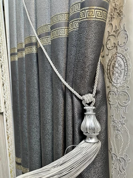 NİVEMESHOME GRİ SAÇAKLI TAVAN TOPLAMA BRAÇOL - 4