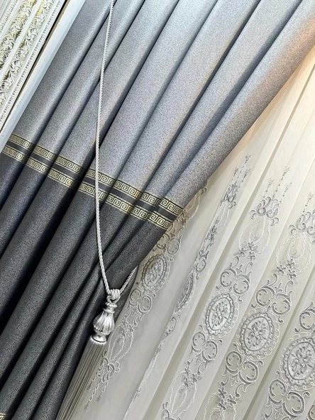 NİVEMESHOME GRİ SAÇAKLI TAVAN TOPLAMA BRAÇOL - 3