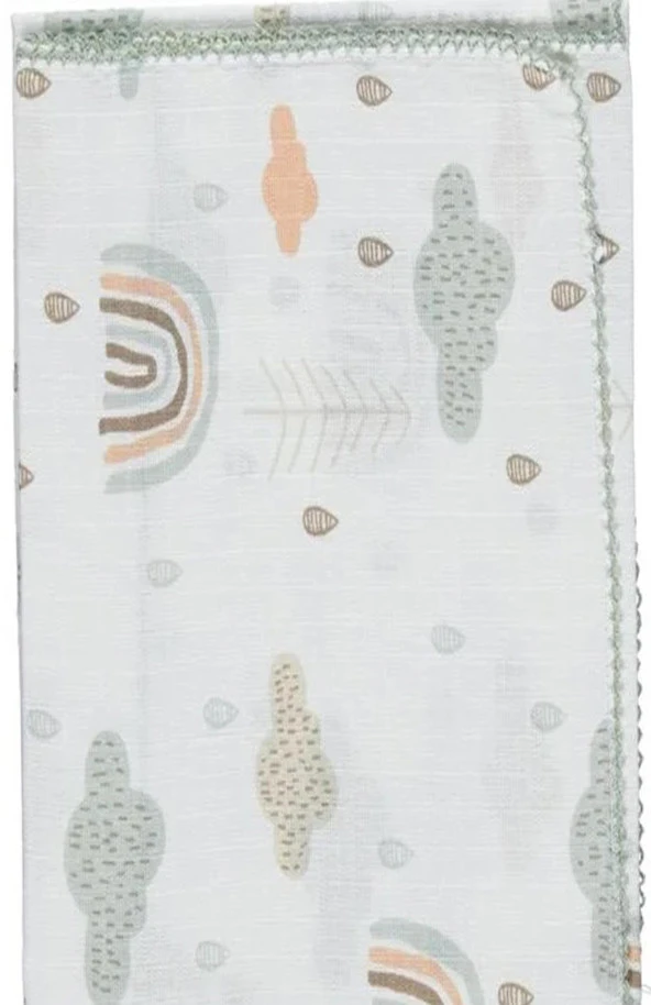Müslin Battaniye Bebek Örtüsü 80x80 - 5