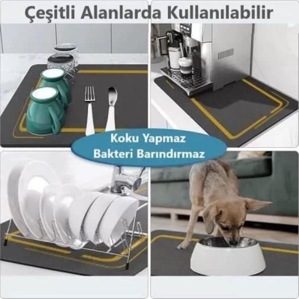 Sihirli Tezgah Üstü Bulaşık Yıkama Matı 40x50 Cm - 6