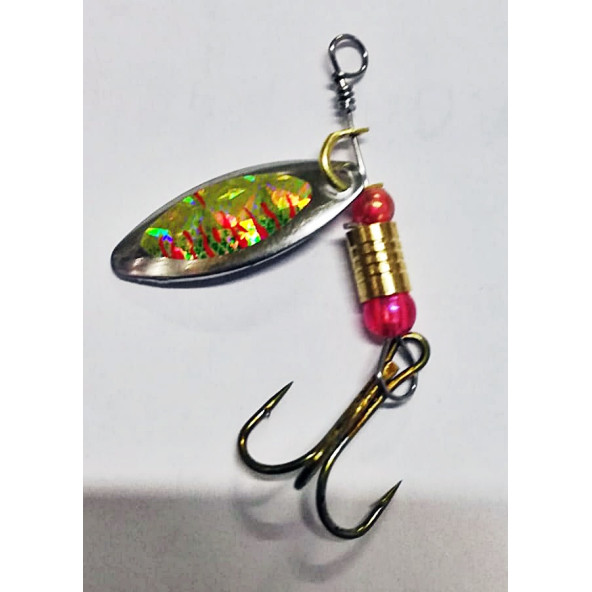 Aqua Av Market Alabalık Levrek Turna Kaşığı 2-4 gr Arası Küçük Boy Lrf Spin Olta Kaşığı Model 2