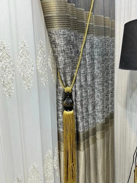 NİVEMESHOME ALTIN SAÇAKLI KURŞUN APARAT TAVAN TOPLAMA BRAÇOL - 3