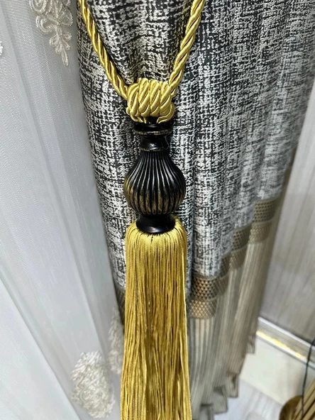 NİVEMESHOME ALTIN SAÇAKLI KURŞUN APARAT TAVAN TOPLAMA BRAÇOL - 2