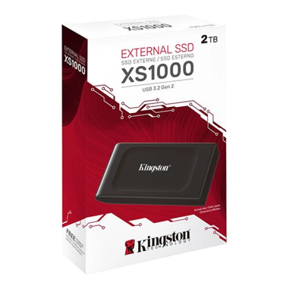 KINGSTON KINGST 2TB Tasinabilir SSD SXS1000/2000G